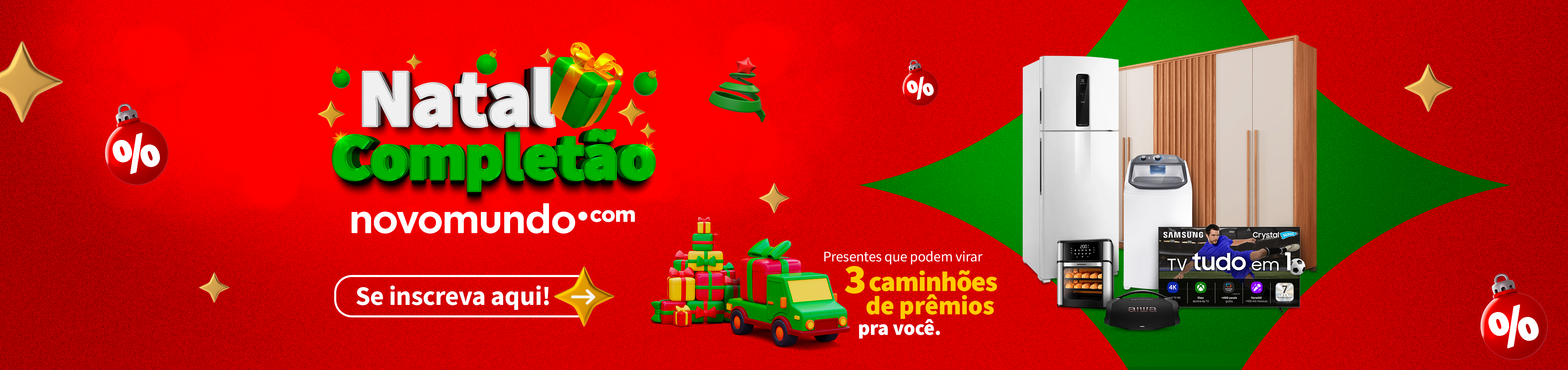 Promoção Aniversário Premiado Novo Mundo.